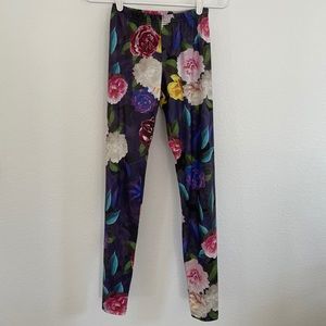 Bright Floral Stretch Leggings
